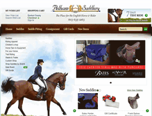 Tablet Screenshot of pelham-saddlery.com